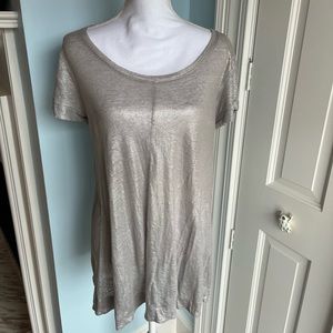 Bordeaux Gray Short Sleeve T-Shirt (Women’s Size S)